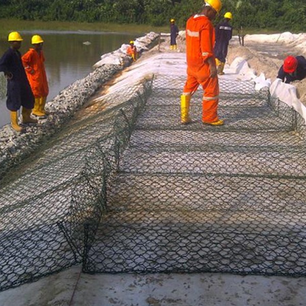 Polage Infravest GABION BOXES AND MATTRESSES FOR SHORELINE PROTECTION/RETAINING WALLING
