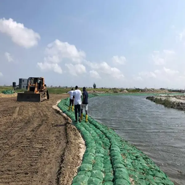 Polage Infravest LININGS, GEOTEXTILE IN ROAD WORKS AND VEGETATIVE SHORELINE NOURISHMENT RETAINING WALL